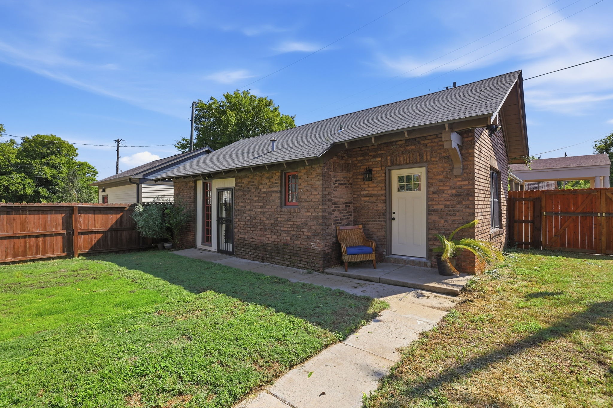 Rear exterior and grounds at 2109 South Louisiana, view 7