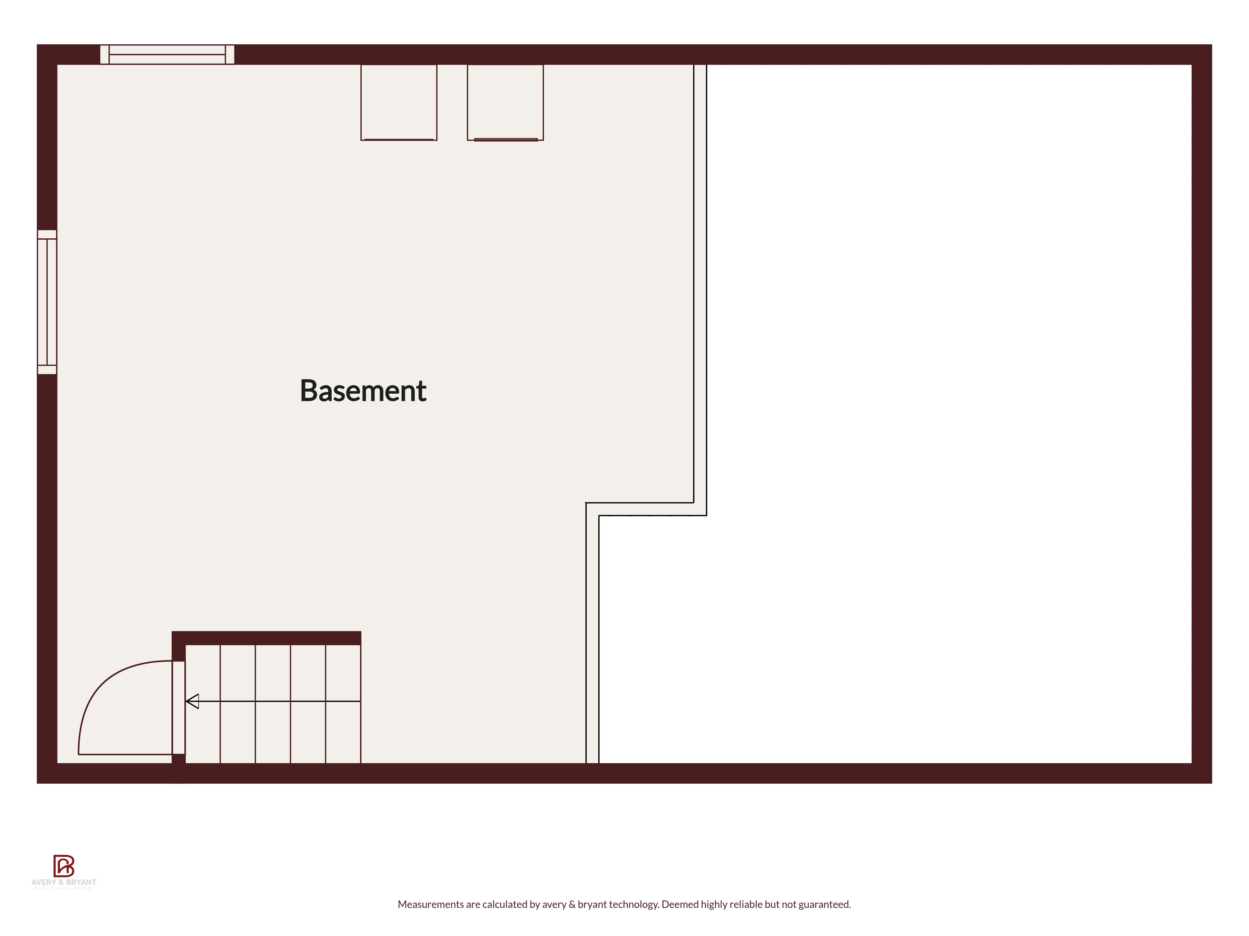 Basement floor plan