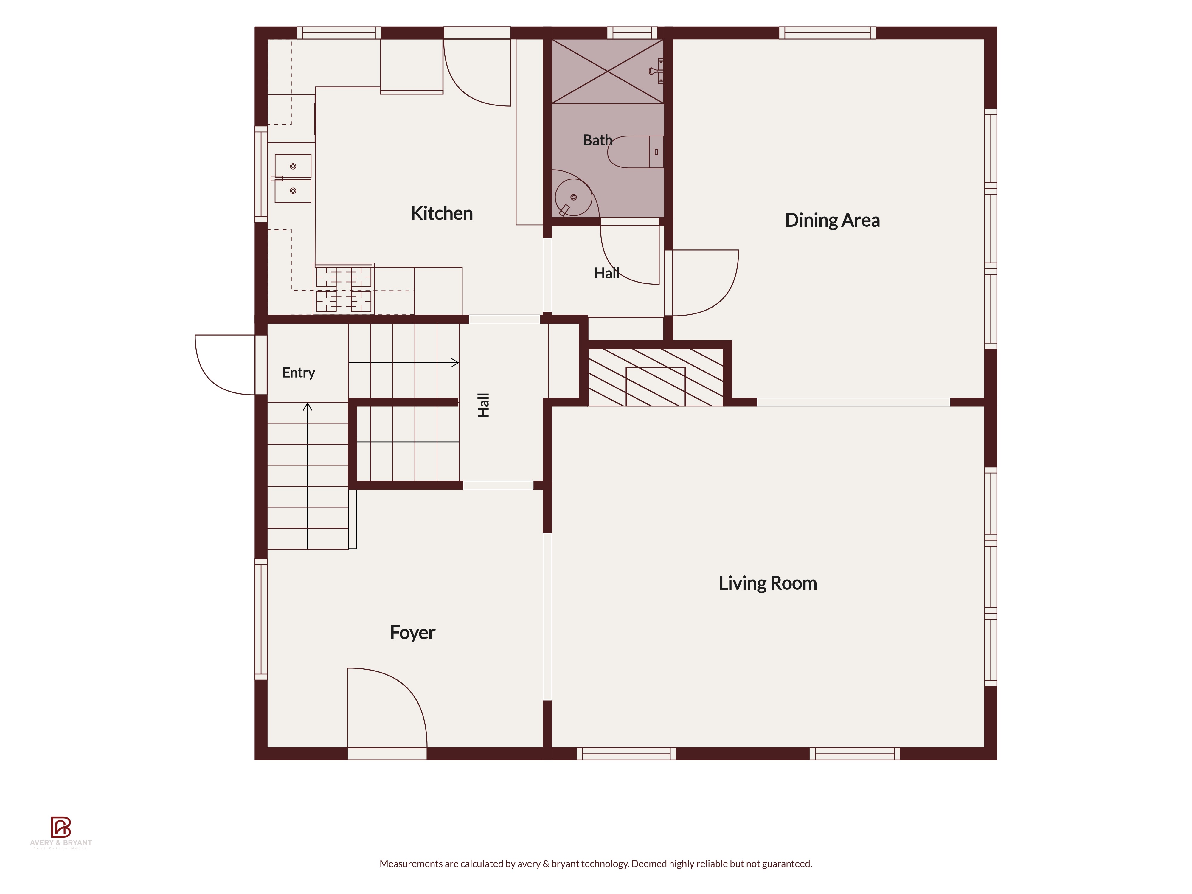 Main-level floor plan